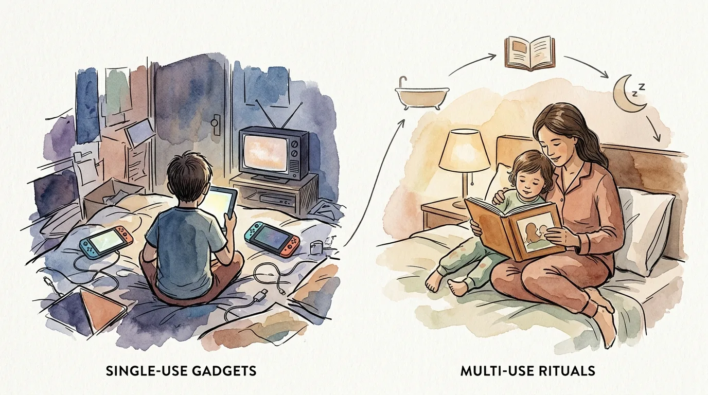 night routine for kids bedtime