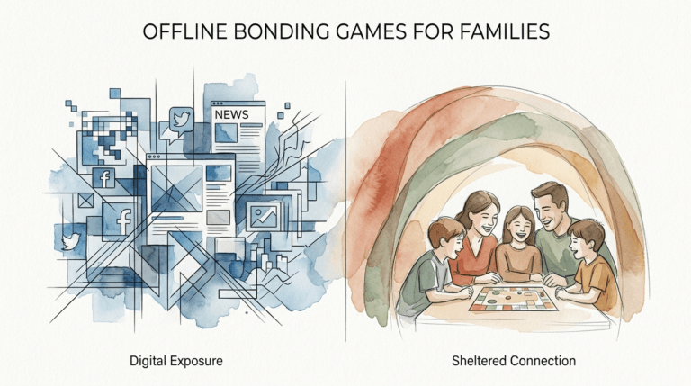 offline bonding games for families