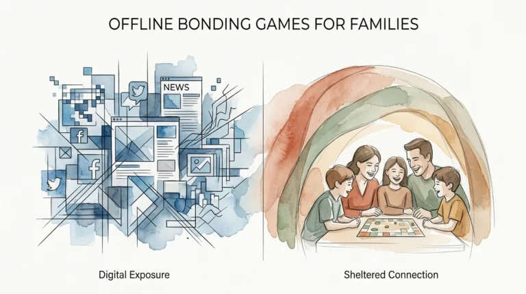 offline bonding games for families