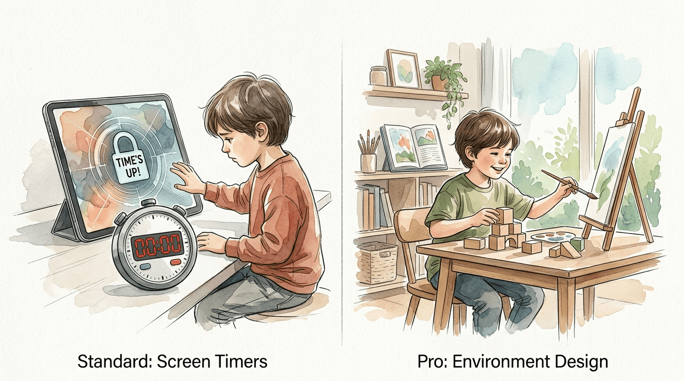 reduce screen time kids