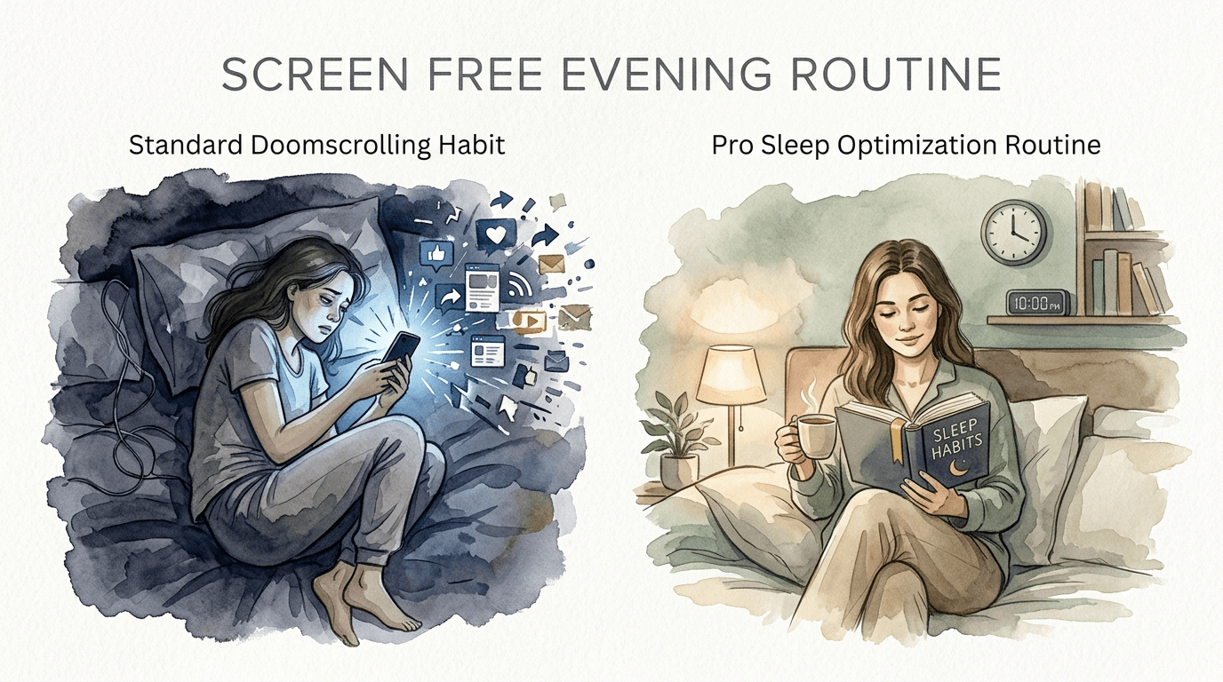 screen free evening routine