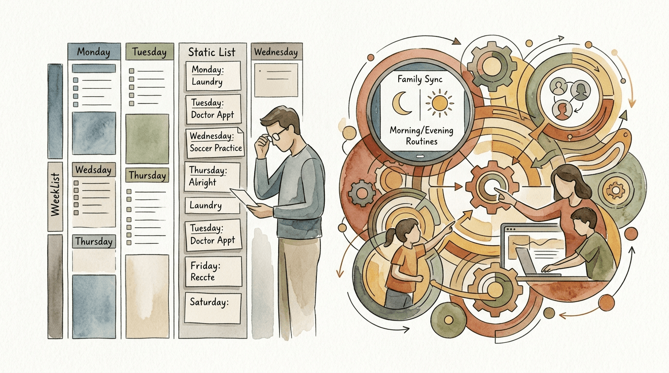 weekly family planner ideas