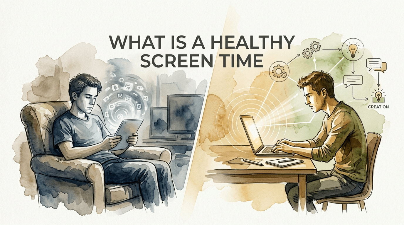 what is a healthy screen time